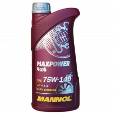 Масло трансмиссионное MANNOL MANNOL Maxpower 4x4 GL-5 SAE 75W-140 (1л)