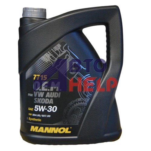 Масло моторное MANNOL O.E.M. for VW AUDI SKODA 5W-30 (5л)