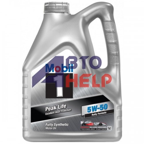 Масло моторное Mobil 1 Peak Life 5W-50 (4л)