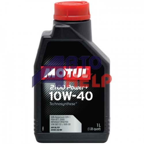 Масло моторное MOTUL 2100 Power+ 10w-40 (1л)