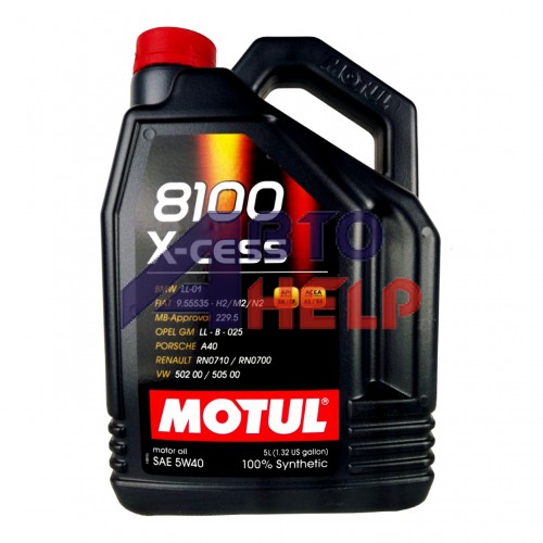 Масло моторное MOTUL 8100 X-cess 5w-40 (5л)