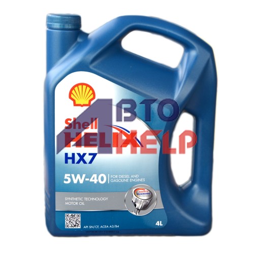 Масло моторное Shell Helix HX7 5W-40 (4л)