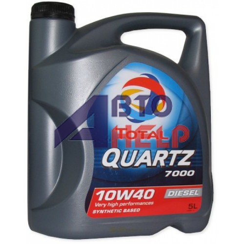 Масло моторное TOTAL QUARTZ 7000 Diesel 10W-40 (5л)