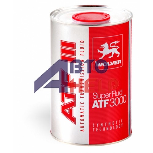 Масло трансмиссионное WOLVER SUPER FLUID ATF 3000 (1л)