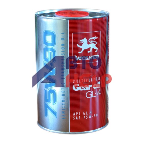 Масло трансмиссионное WOLVER MULTIPURPOSE GEAR OIL GL-4 75W90 (1л)