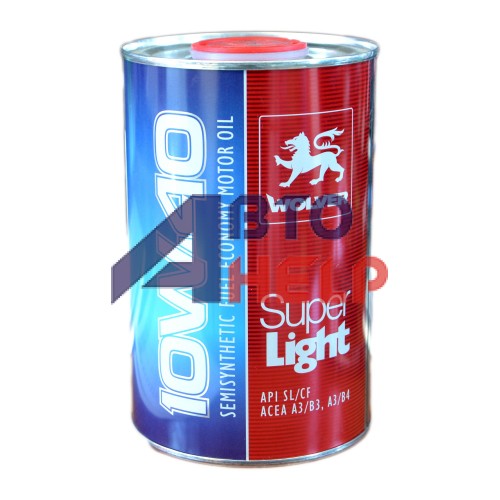 Масло моторное WOLVER Super Light 10W-40 (1л)