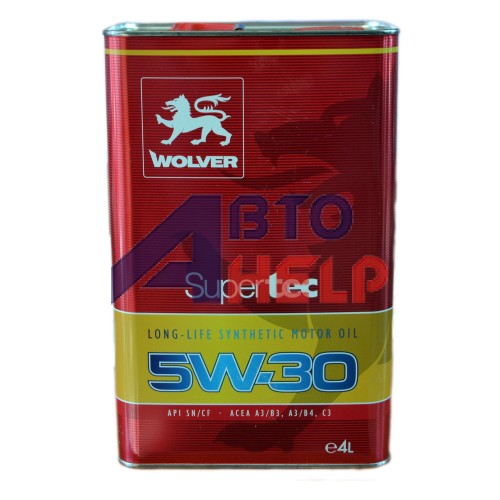 Масло моторное WOLVER Supertec 5W-30 (4л)