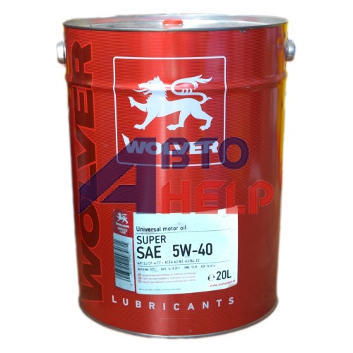Масло моторное WOLVER Supertec 5W-40 (20л)