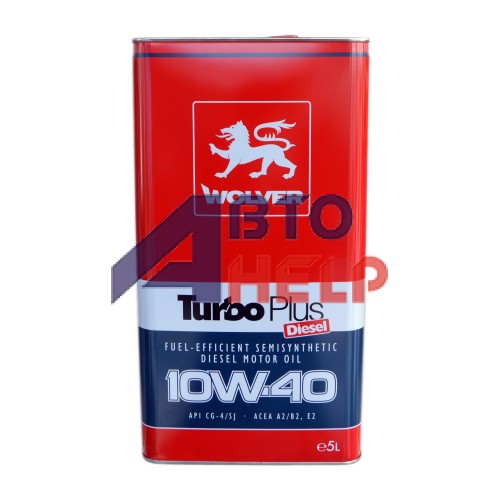 Масло моторное WOLVER Turbo Plus 10W-40 (5л)