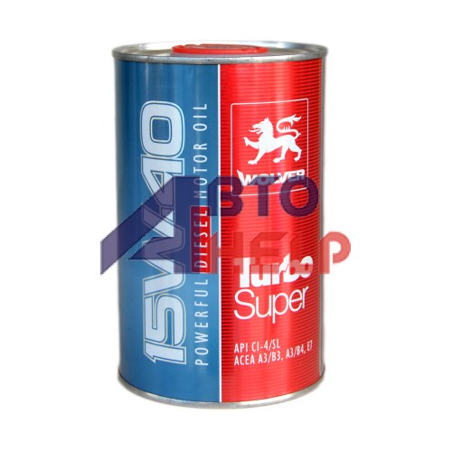 Масло моторное WOLVER Turbo Super 15W-40 (1л)