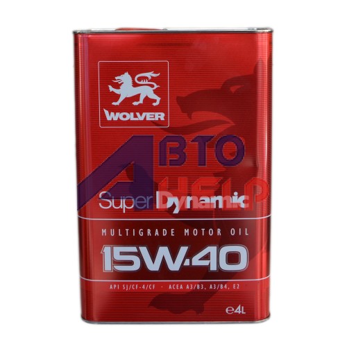 Масло моторное WOLVER Super Dynamic 15W-40 (4л)