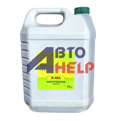 Масло индустриальное Ярнефть И-40А (10л)