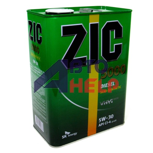 Масло моторное ZIC X7 Diesel (Ребренд. 5000) 5W-30 (4л)