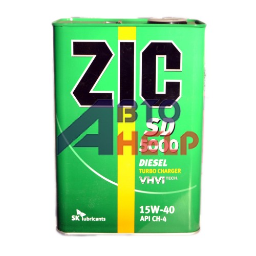 Масло моторное ZIC X3000 (Ребренд. SD 5000) 15W-40 (4л)