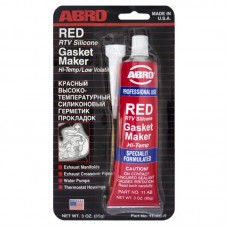 Герметик прокладок ABRO Red Gasket Maker +343°C красный 11-AB 85г