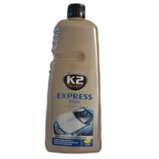 Автомобильный шампунь K2 Express Plus с воском желтый К140 0,5л
