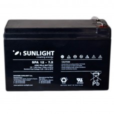 Аккумулятор тяговий SUNLIGHT SPa 6СТ-7.2Ah