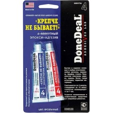 Клей Donedeal 4-минутный эпокси-адгезив прозрачный (DD6538) (2 x 21,3г)